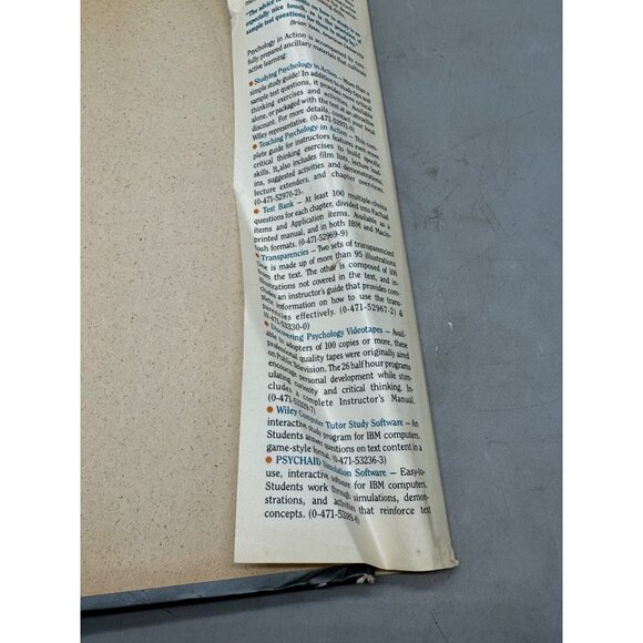 Psychology in action 2nd edition by Huffman hardcover text book John Wiley READ - Picture 7 of 7